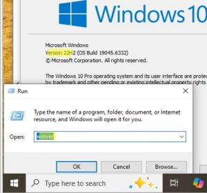 Winver Versiya Windows