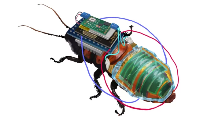 Remote Controlled Cyber ​​Cockroaches
