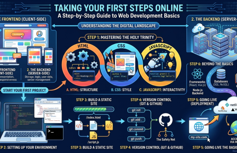 Taking Your First Steps Online: A Step-by-Step Guide to Web Development Basics