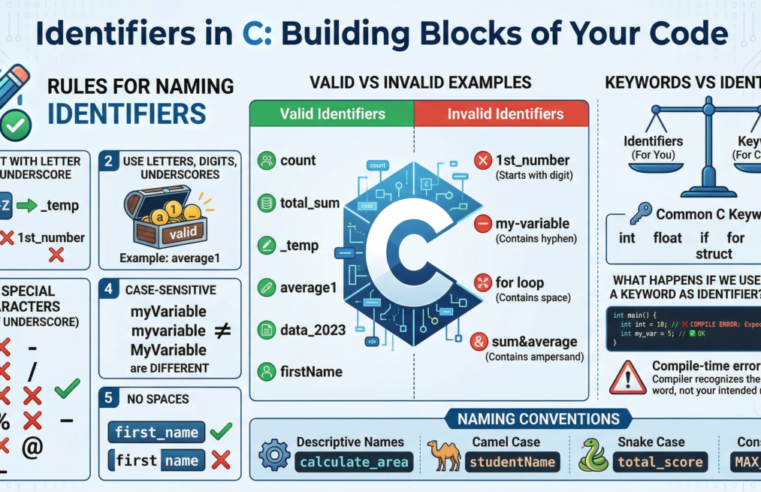 Identifiers in C