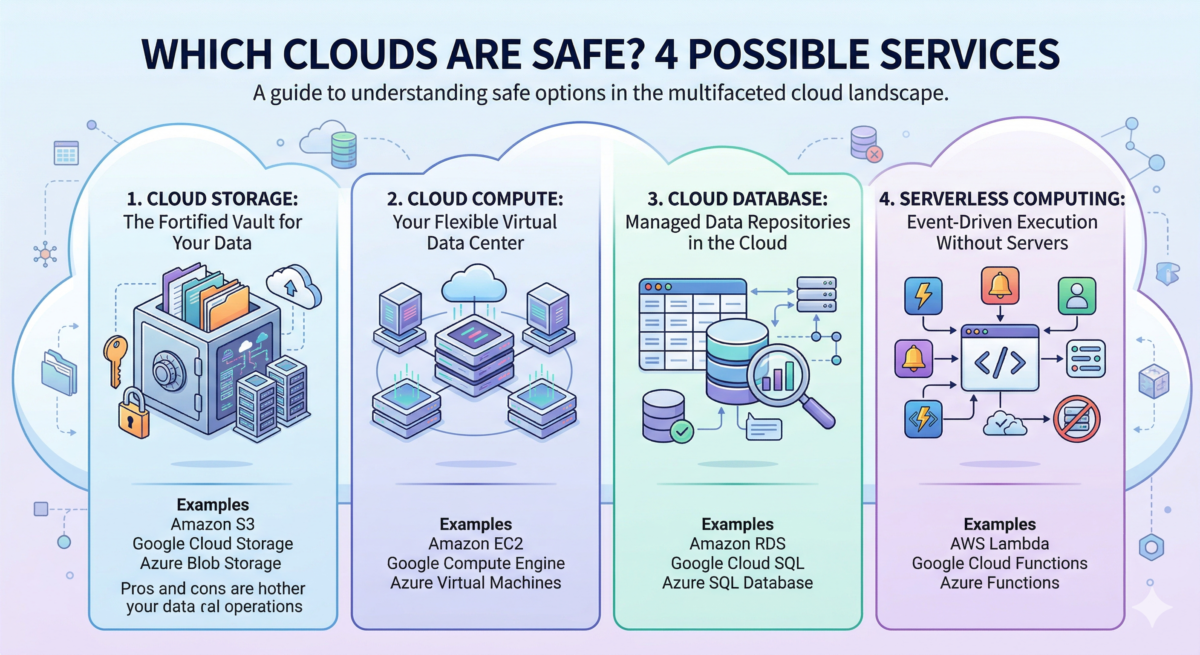 Which clouds are safe? 4 possible services