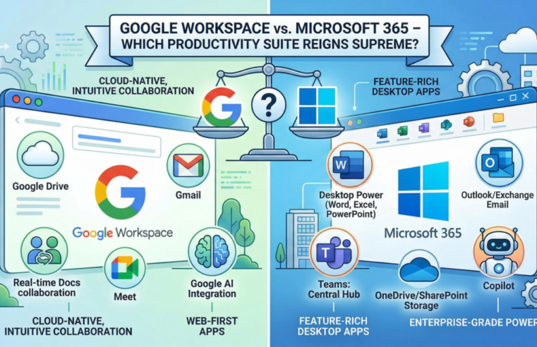 Head-to-Head: Google Workspace vs. Microsoft 365 – Which Productivity Suite Reigns Supreme?