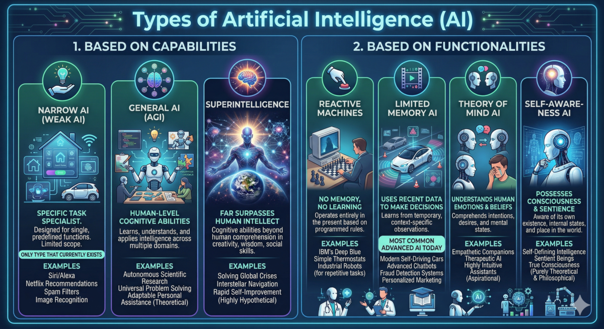 Types of Artificial Intelligence (AI)