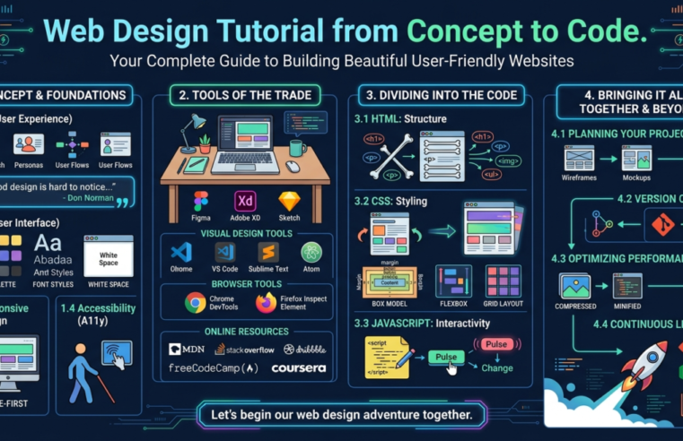 Web Design Tutorial from Concept to Code