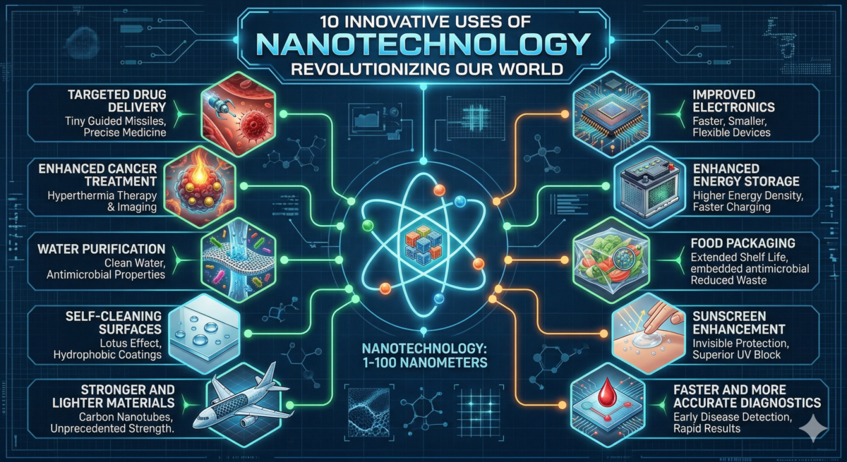 10 Innovative Uses of Nanotechnology Revolutionizing Our World