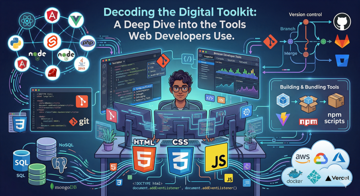 Decoding the Digital Toolkit: A Deep Dive into the Tools Web Developers Use