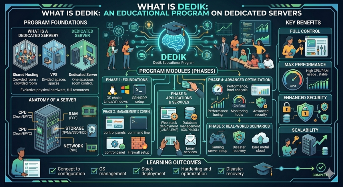 What is Dedik: An educational program on dedicated servers