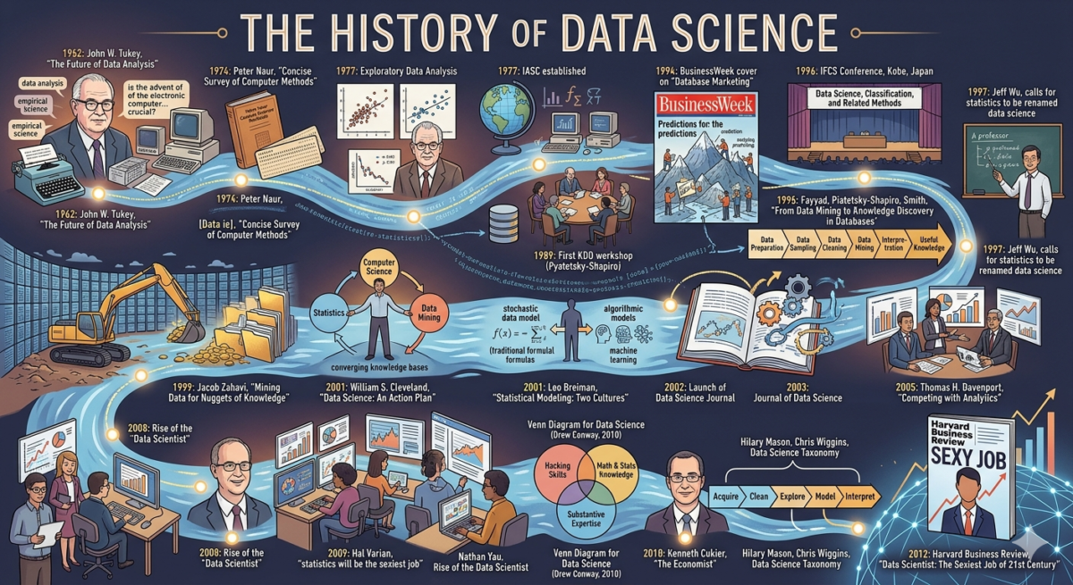 The History of Data Science. Or What Other Names It’s Had