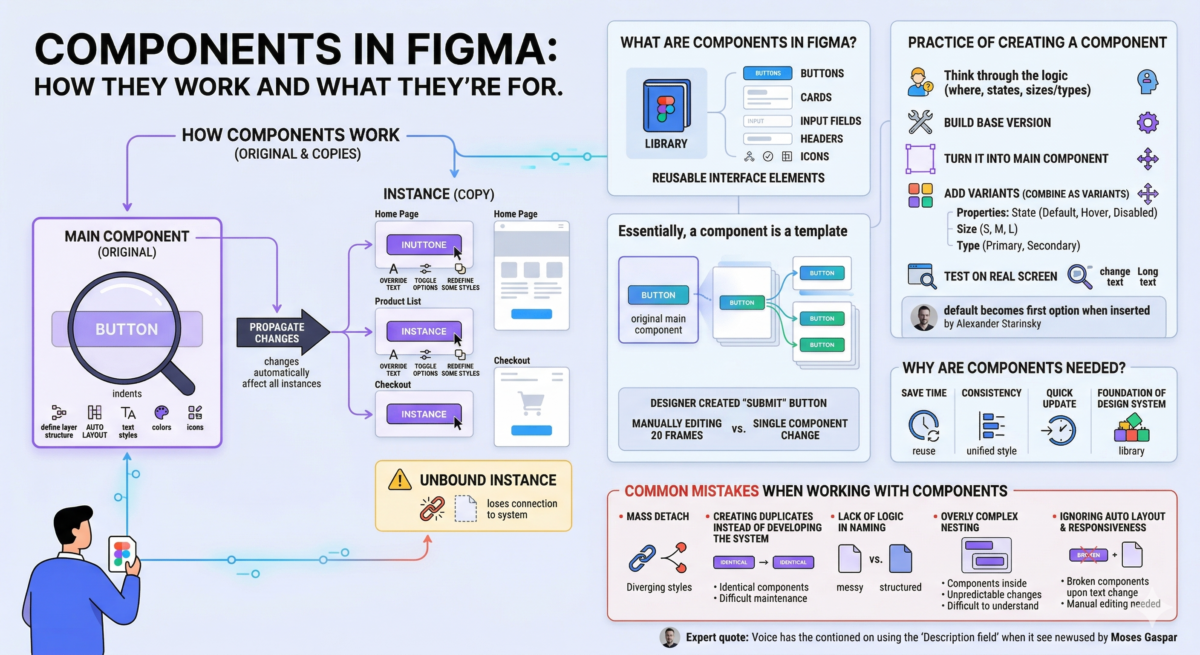 Components in Figma: How They Work and What They’re For