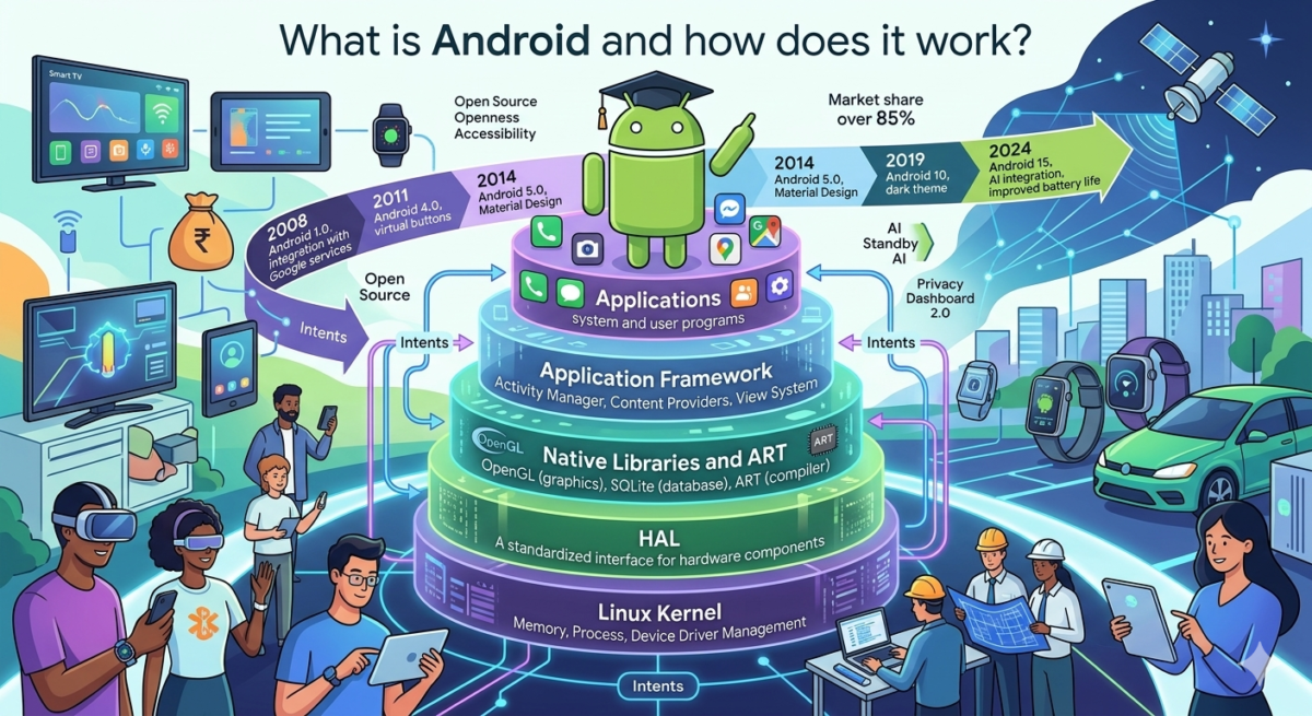 What is Android and how does it work?