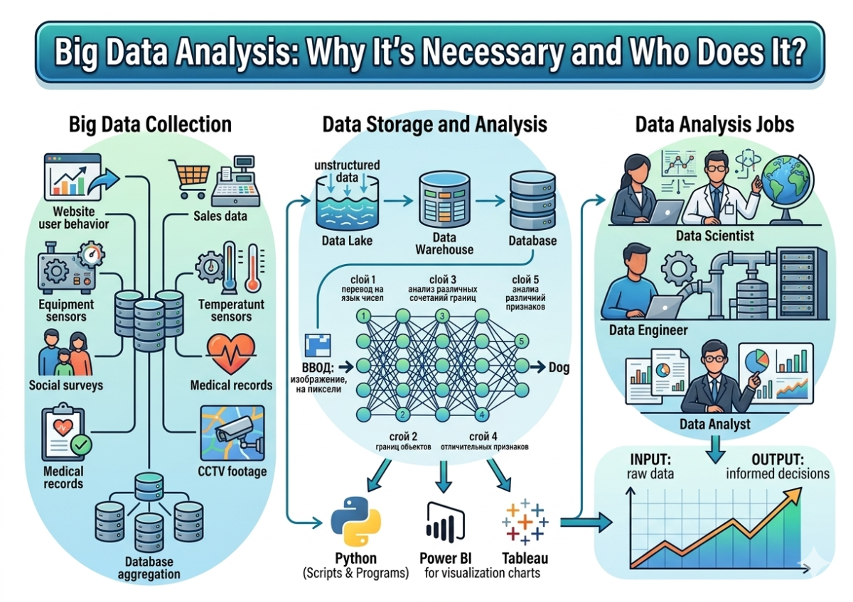 Big Data Analysis: Why It’s Necessary and Who Does It?