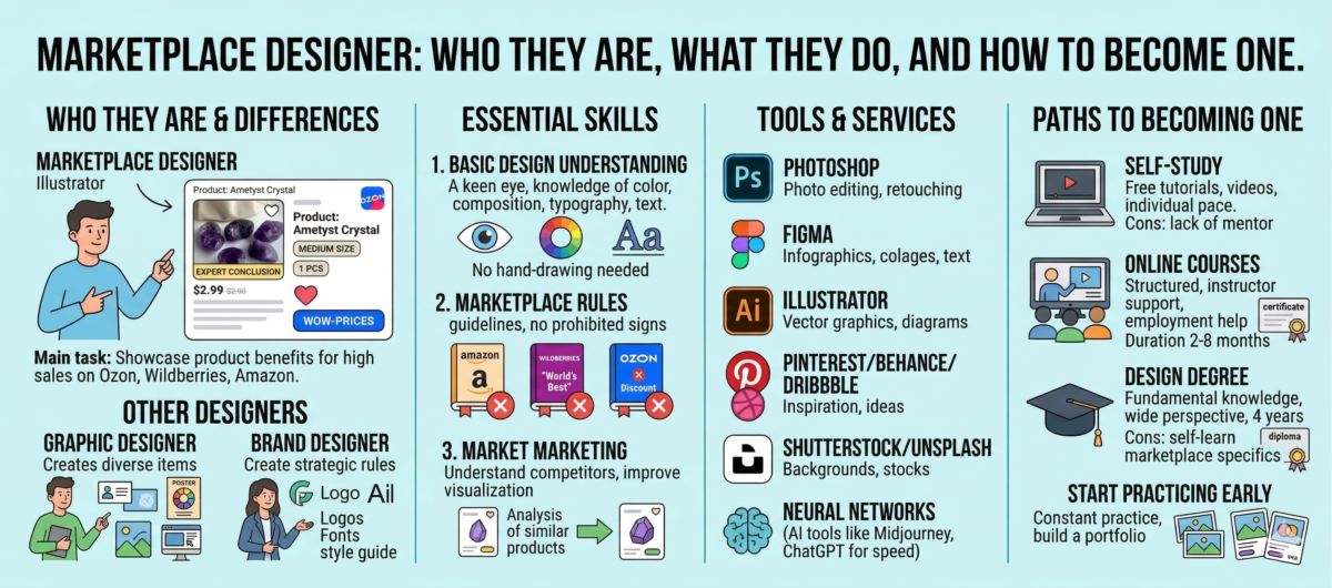 Marketplace designer: who they are, what they do, and how to become one
