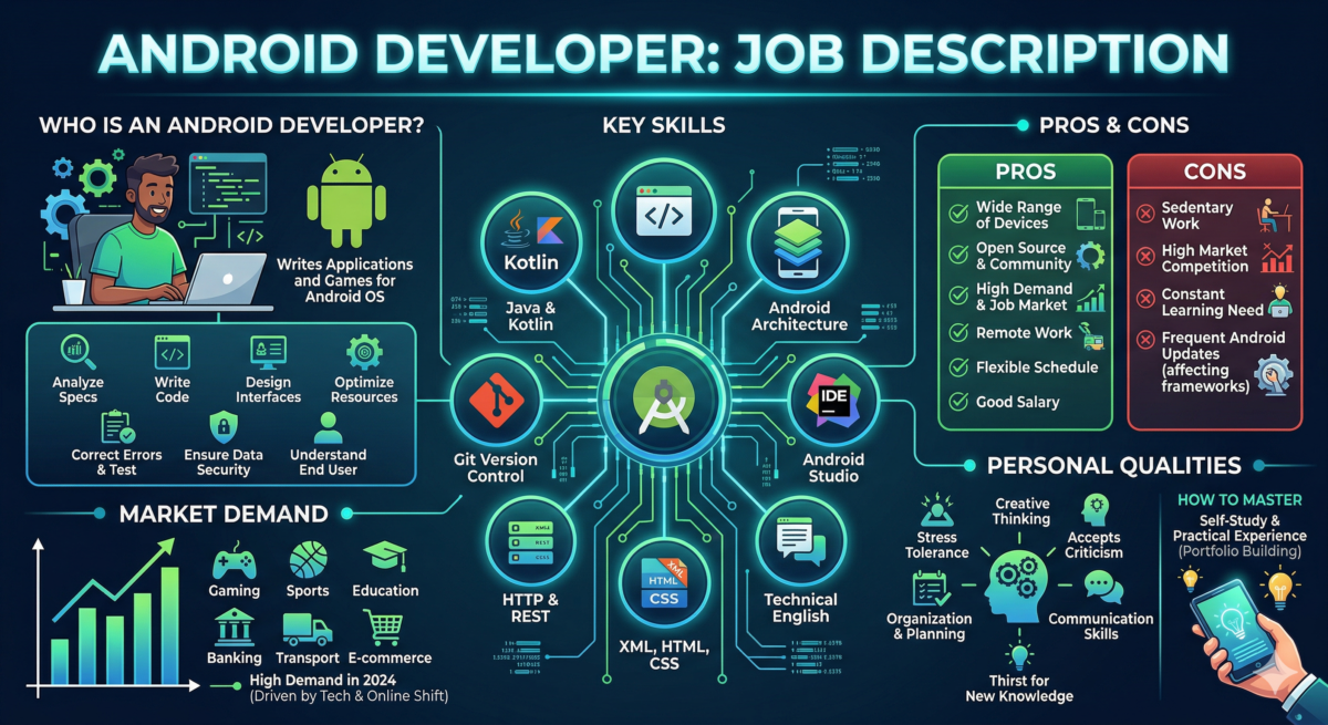 Android developer: Job Description