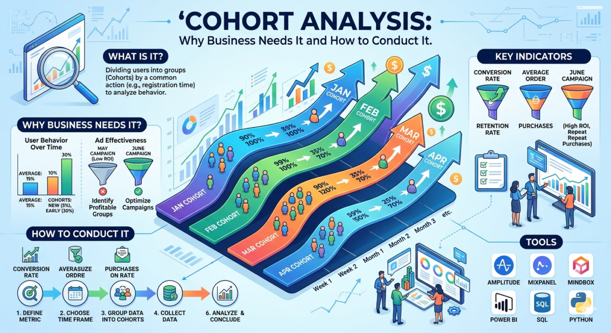 Cohort Analysis: Why Business Needs It and How to Conduct It
