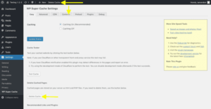Wp Super Cache Clear Cache 1 768x396